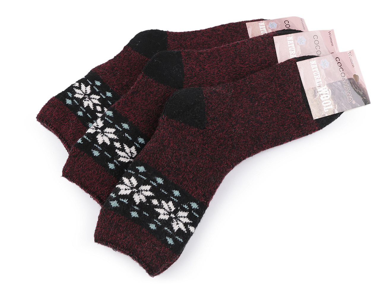 Șosete înalte termo - Mix nr. 2 (3 Perechi)