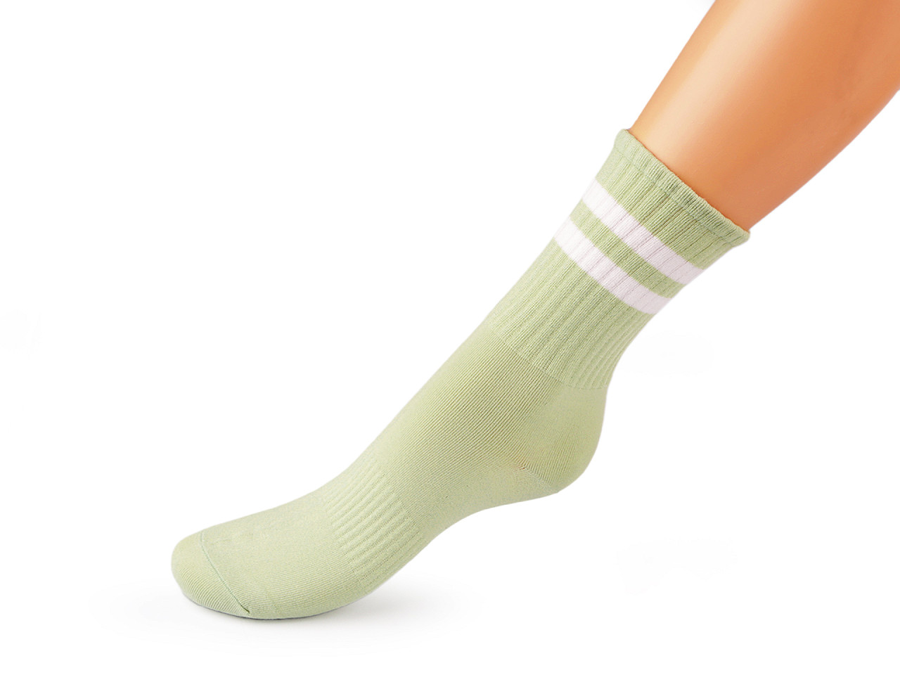 Șosete unisex din bumbac - Galben deschis (1 Pereche)