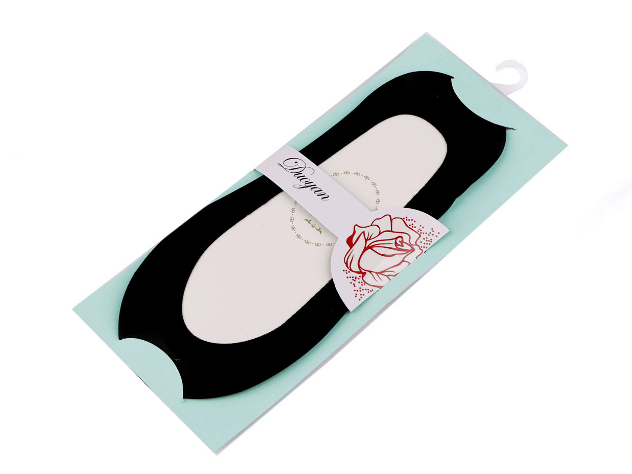 Sosete / talpăici cu silicon si anti-alunecare - Negru (1 Pereche)