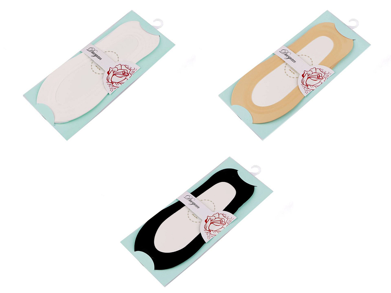 Sosete / talpăici cu silicon si anti-alunecare - Negru (1 Pereche)