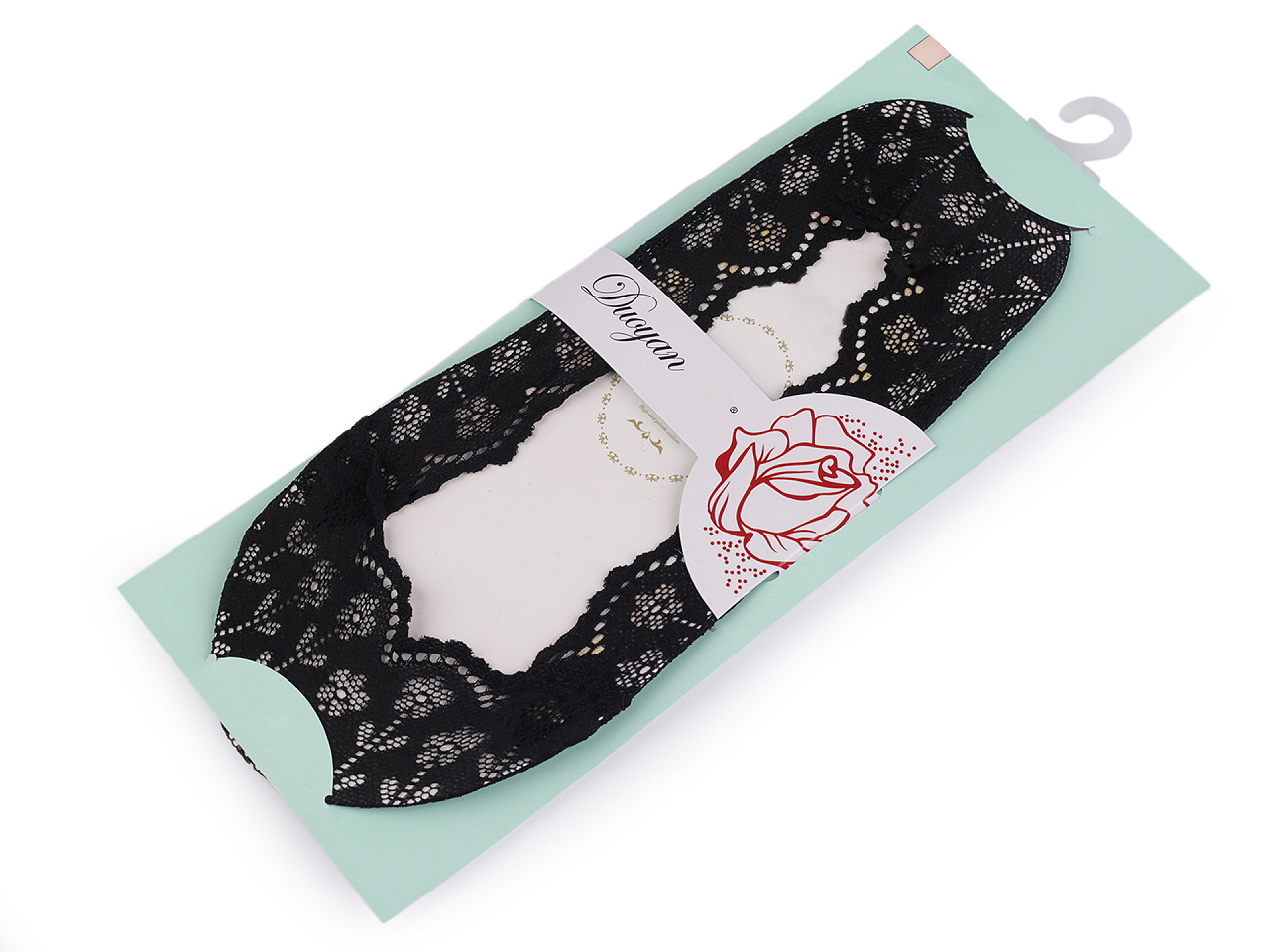 Sosete din dantela anti-alunecare - Gri neutral (1 Pereche)