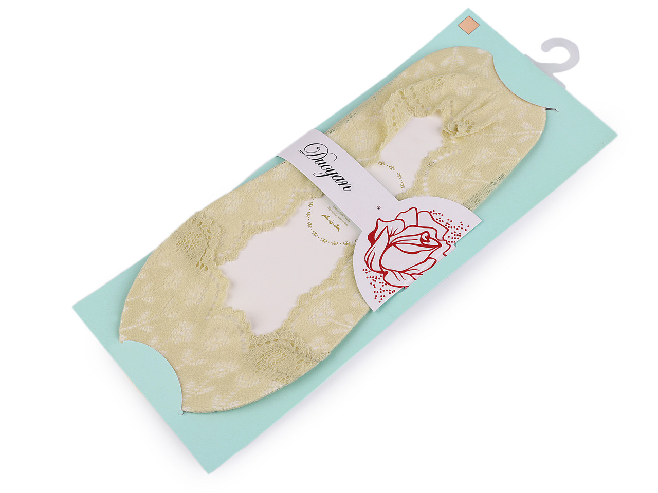 Sosete din dantela anti-alunecare - Gri neutral (1 Pereche)