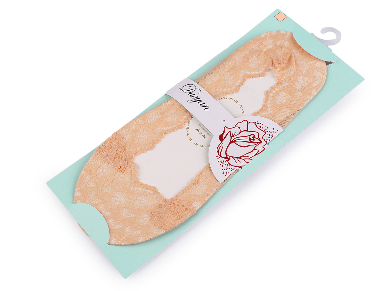 Sosete din dantela anti-alunecare - Gri neutral (1 Pereche)