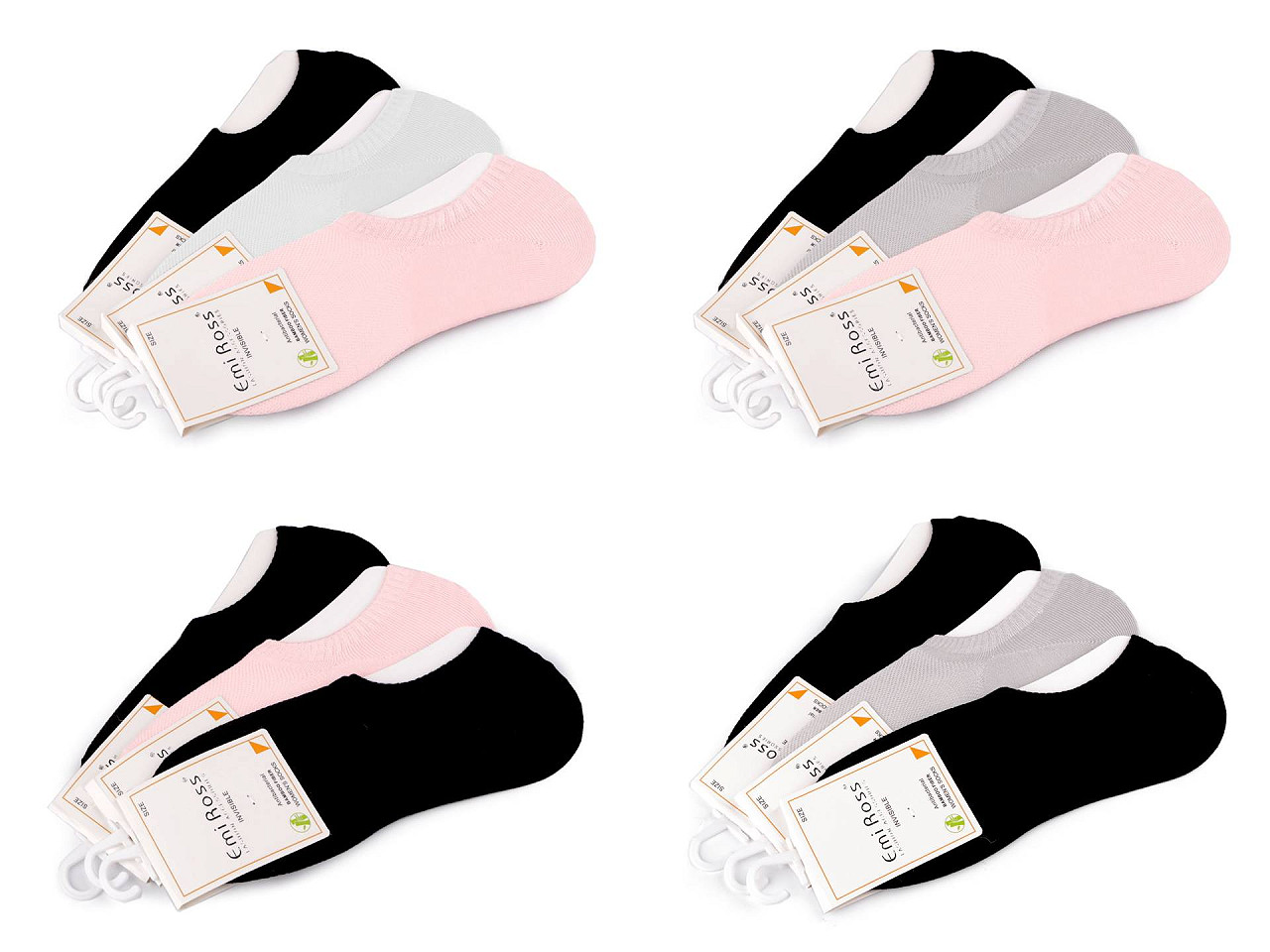 Sosete din bambus emi ross - Mix (3 Perechi)