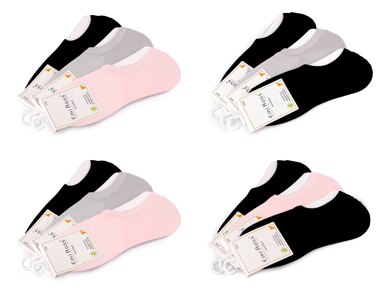 Sosete din bambus emi ross - Mix (3 Perechi)