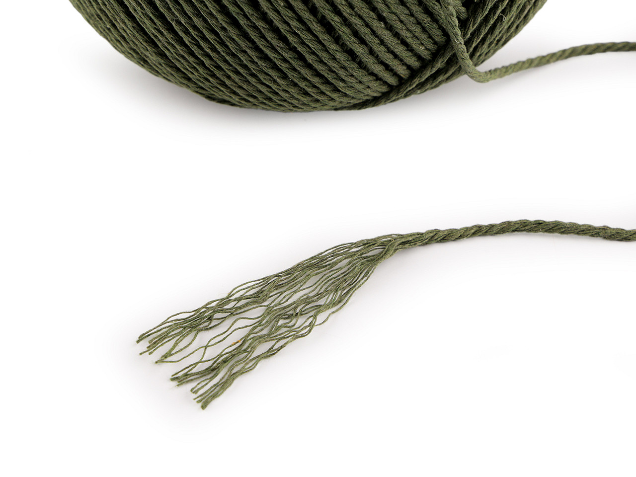 Fire de bumbac macrame ø2 mm - Bej (1 Bucată)