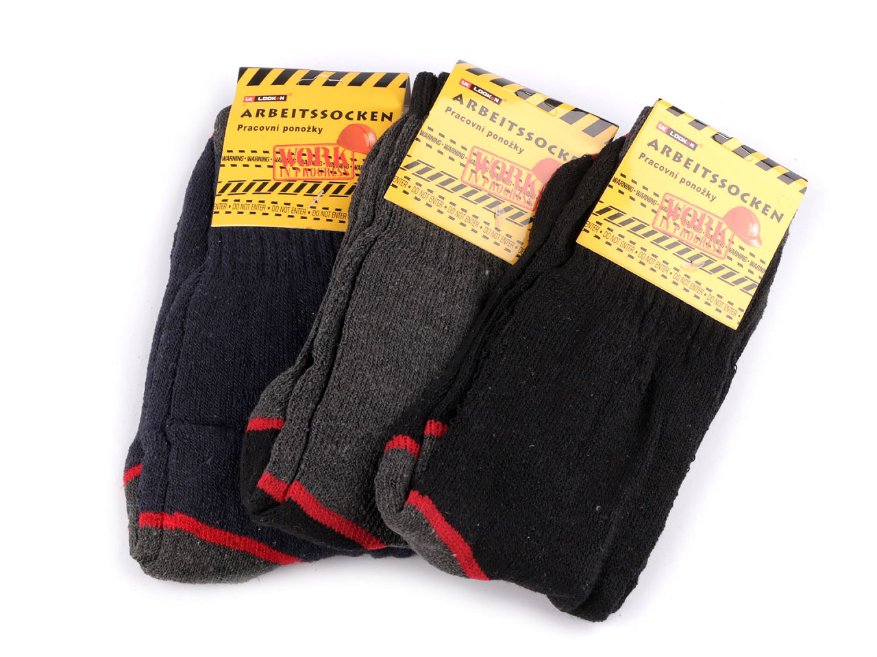 Șosete de lucru bărbați din bumbac groase - Mix (3 Perechi)