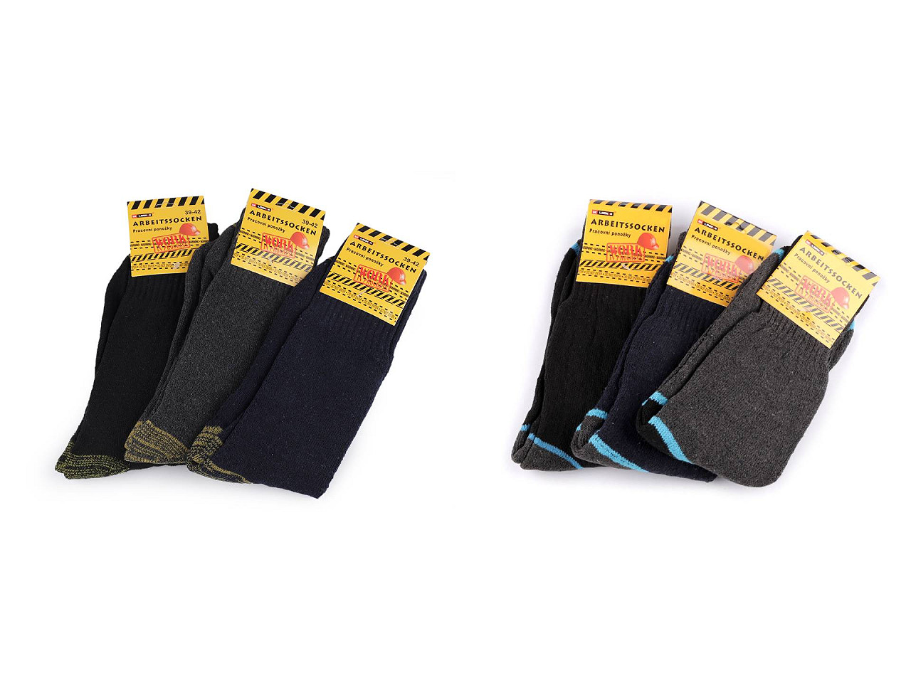 Șosete de lucru bărbați din bumbac groase - Mix (3 Perechi)