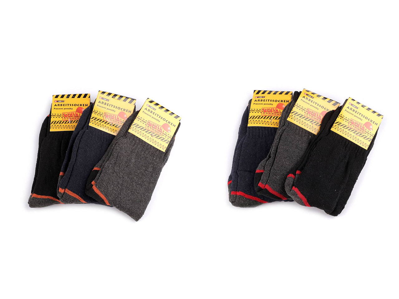 Șosete de lucru bărbați din bumbac groase - Mix (3 Perechi)