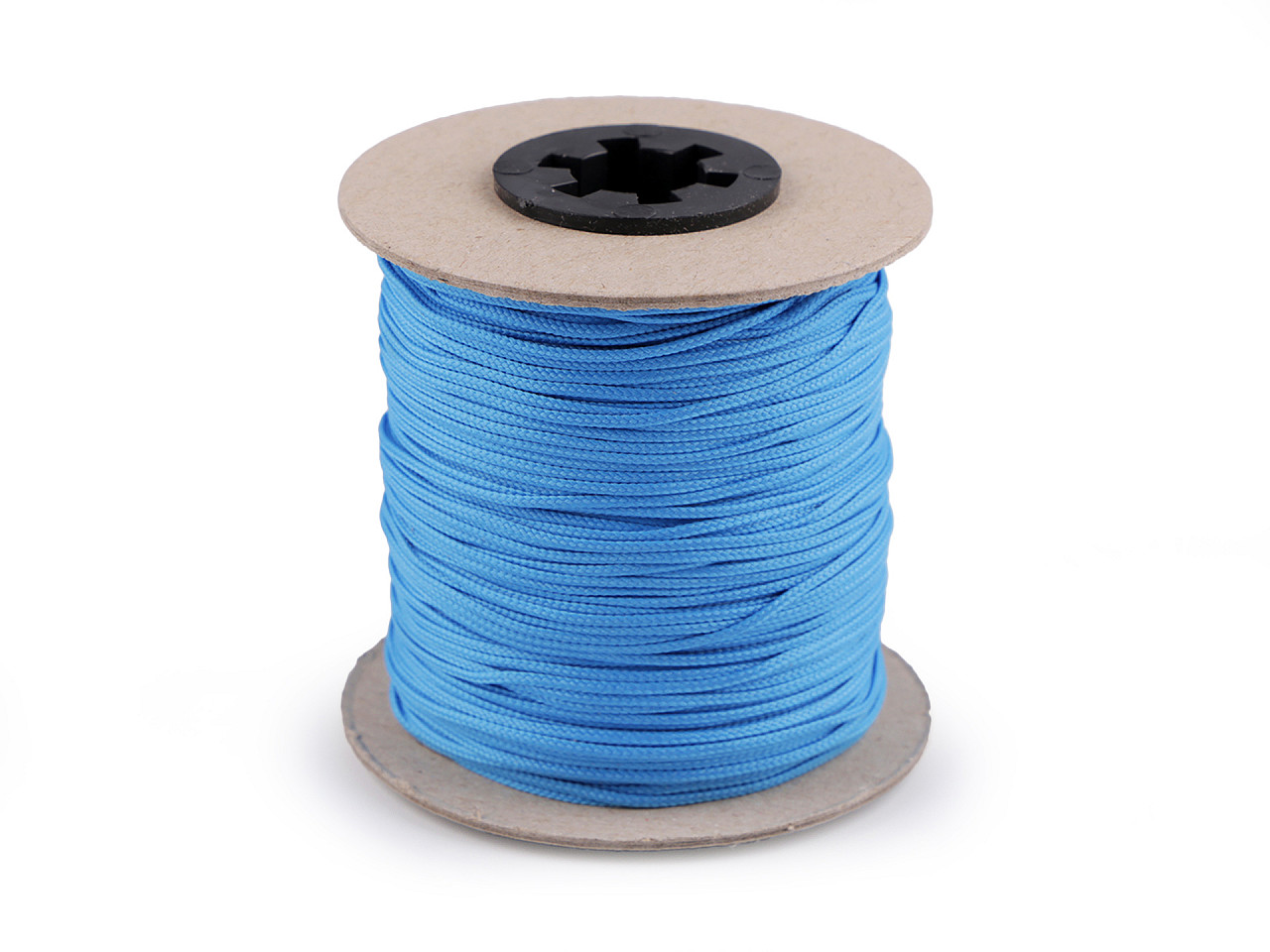 Șnur poliester pes, ø1,5 mm - Negru (100 Metri)