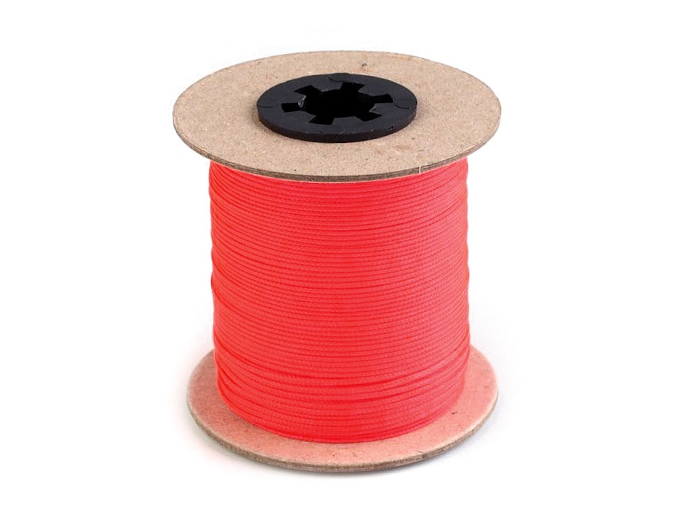 Șnur poliester pes, ø1,5 mm - Negru (100 Metri)