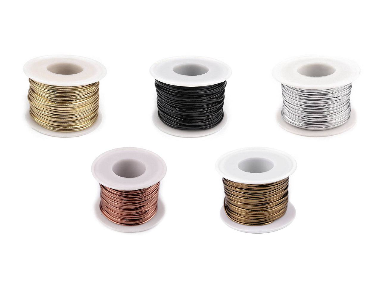 Șnur din piele ecologică, 1,5 mm - Negru (25 Metri)