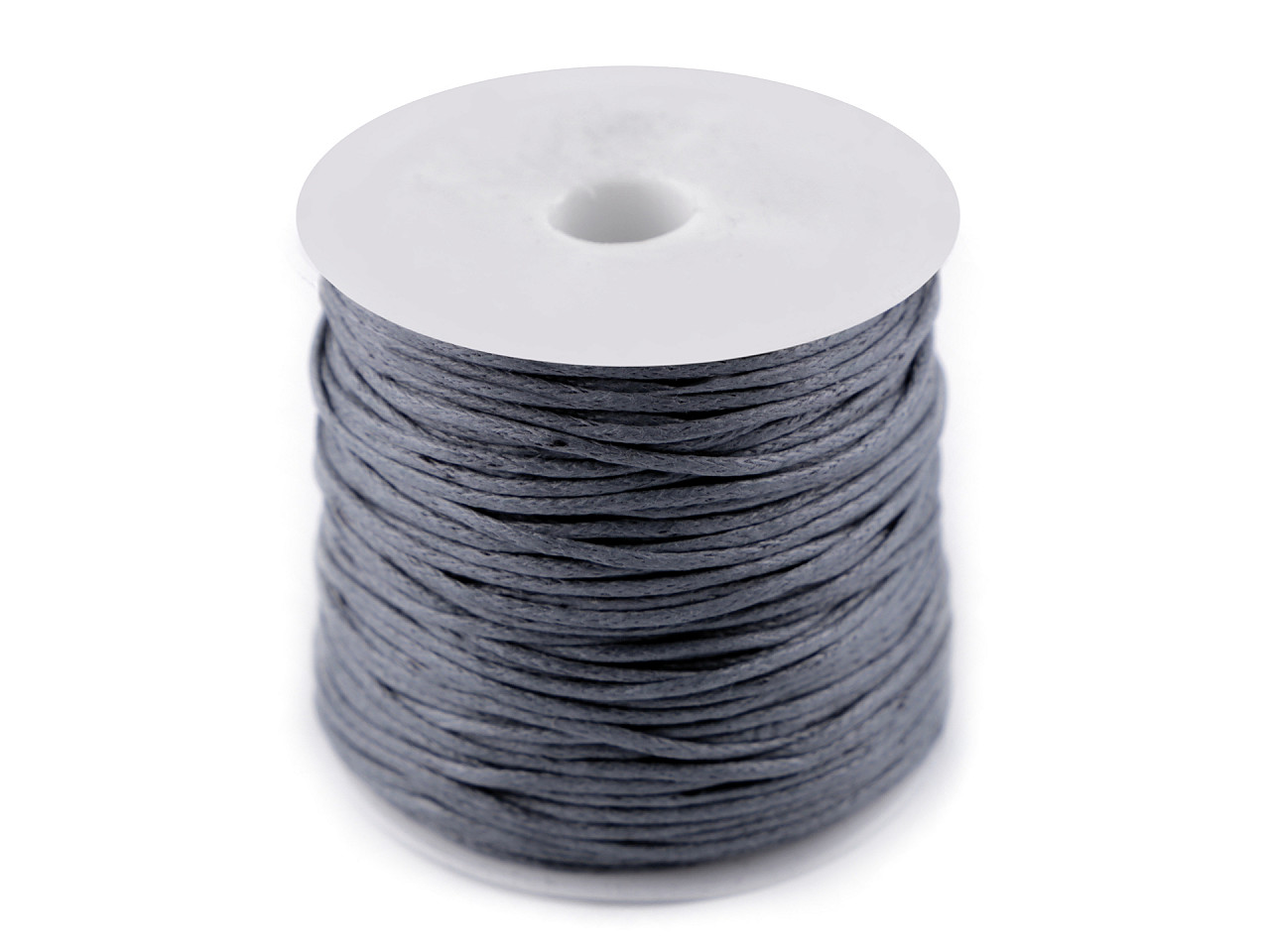 Șnur din bumbac cerat, ø0,8 mm - Negru (1 Bucată) Șnur din bumbac cerat, ø0,8 mm - Negru (1 Bucată)
