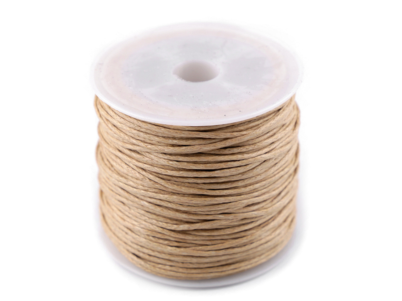Șnur din bumbac cerat, ø0,8 mm - Negru (1 Bucată) Șnur din bumbac cerat, ø0,8 mm - Negru (1 Bucată)