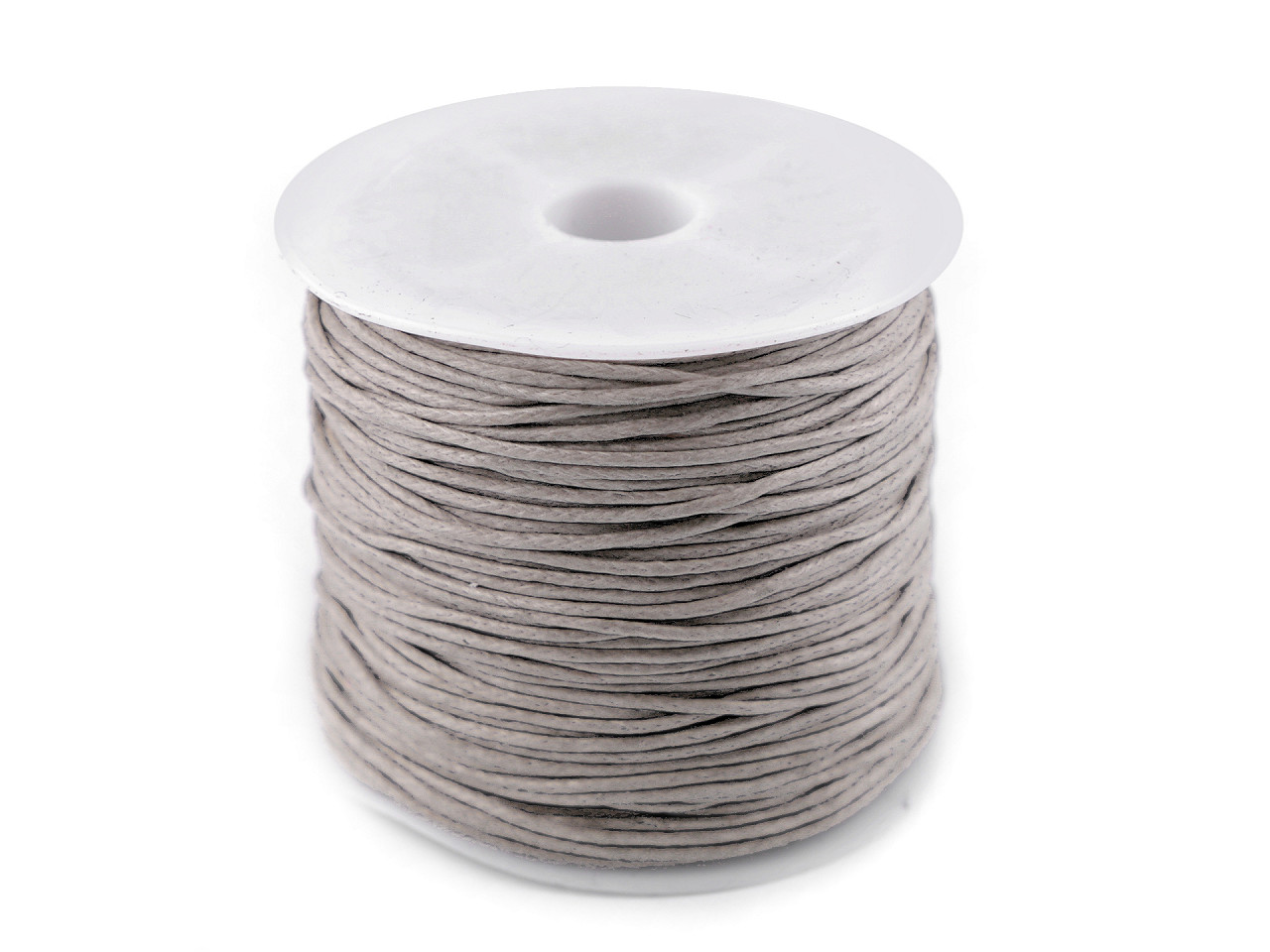 Șnur din bumbac cerat, ø0,8 mm - Negru (1 Bucată) Șnur din bumbac cerat, ø0,8 mm - Negru (1 Bucată)