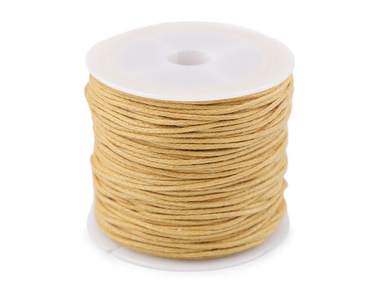 Șnur din bumbac cerat, ø0,8 mm - Negru (1 Bucată) Șnur din bumbac cerat, ø0,8 mm - Negru (1 Bucată)