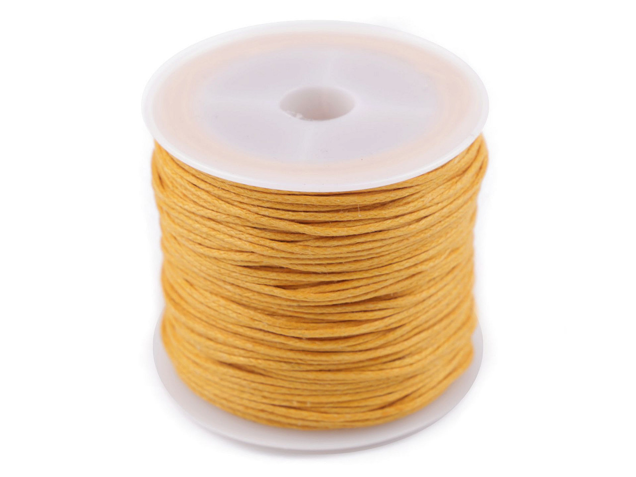 Șnur din bumbac cerat, ø0,8 mm - Negru (1 Bucată) Șnur din bumbac cerat, ø0,8 mm - Negru (1 Bucată)
