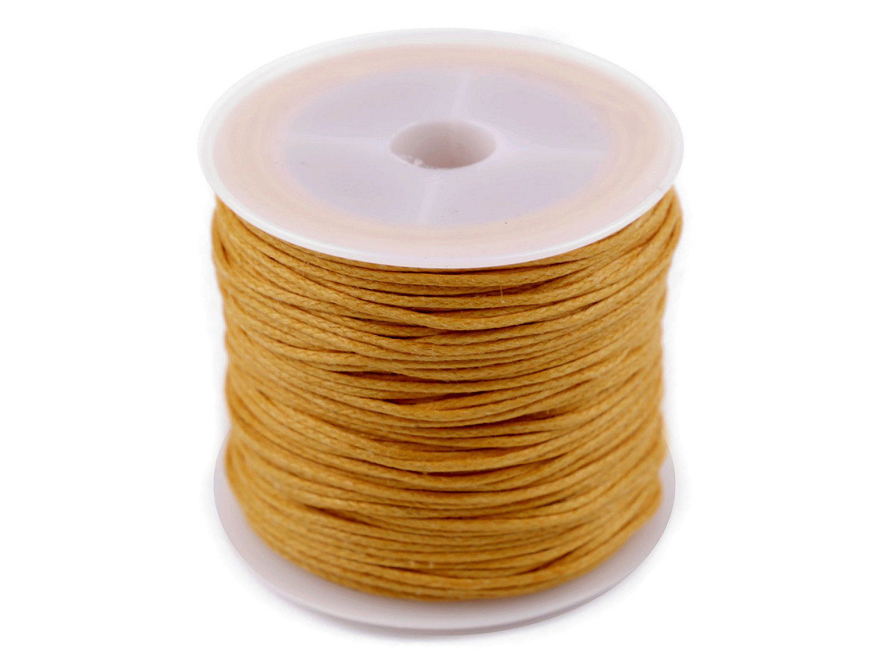 Șnur din bumbac cerat, ø0,8 mm - Negru (1 Bucată) Șnur din bumbac cerat, ø0,8 mm - Negru (1 Bucată)