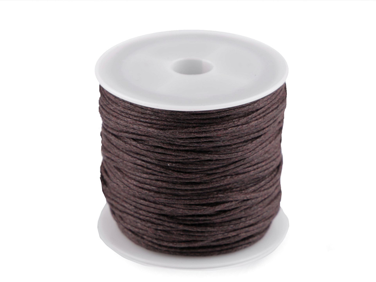 Șnur din bumbac cerat, ø0,8 mm - Negru (1 Bucată) Șnur din bumbac cerat, ø0,8 mm - Negru (1 Bucată)