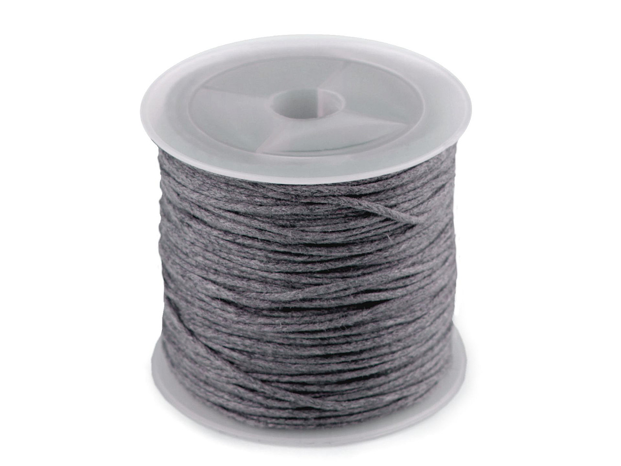 Șnur din bumbac cerat, ø0,8 mm - Negru (1 Bucată) Șnur din bumbac cerat, ø0,8 mm - Negru (1 Bucată)