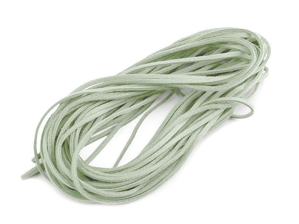 Șnur imitație piele întoarsă, 3 mm - Maro închis (100 Bucăți)