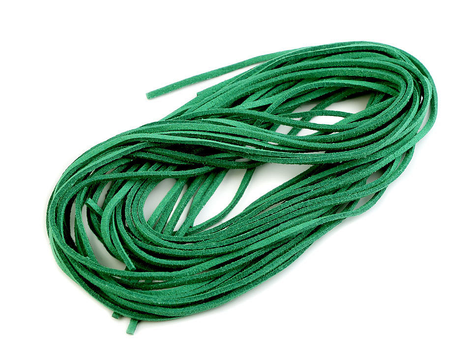 Șnur imitație piele întoarsă, 3 mm - Maro închis (100 Bucăți)