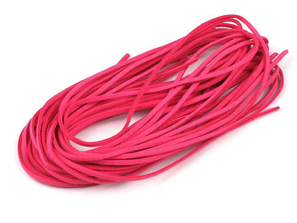 Șnur imitație piele întoarsă, 3 mm - Maro închis (100 Bucăți)