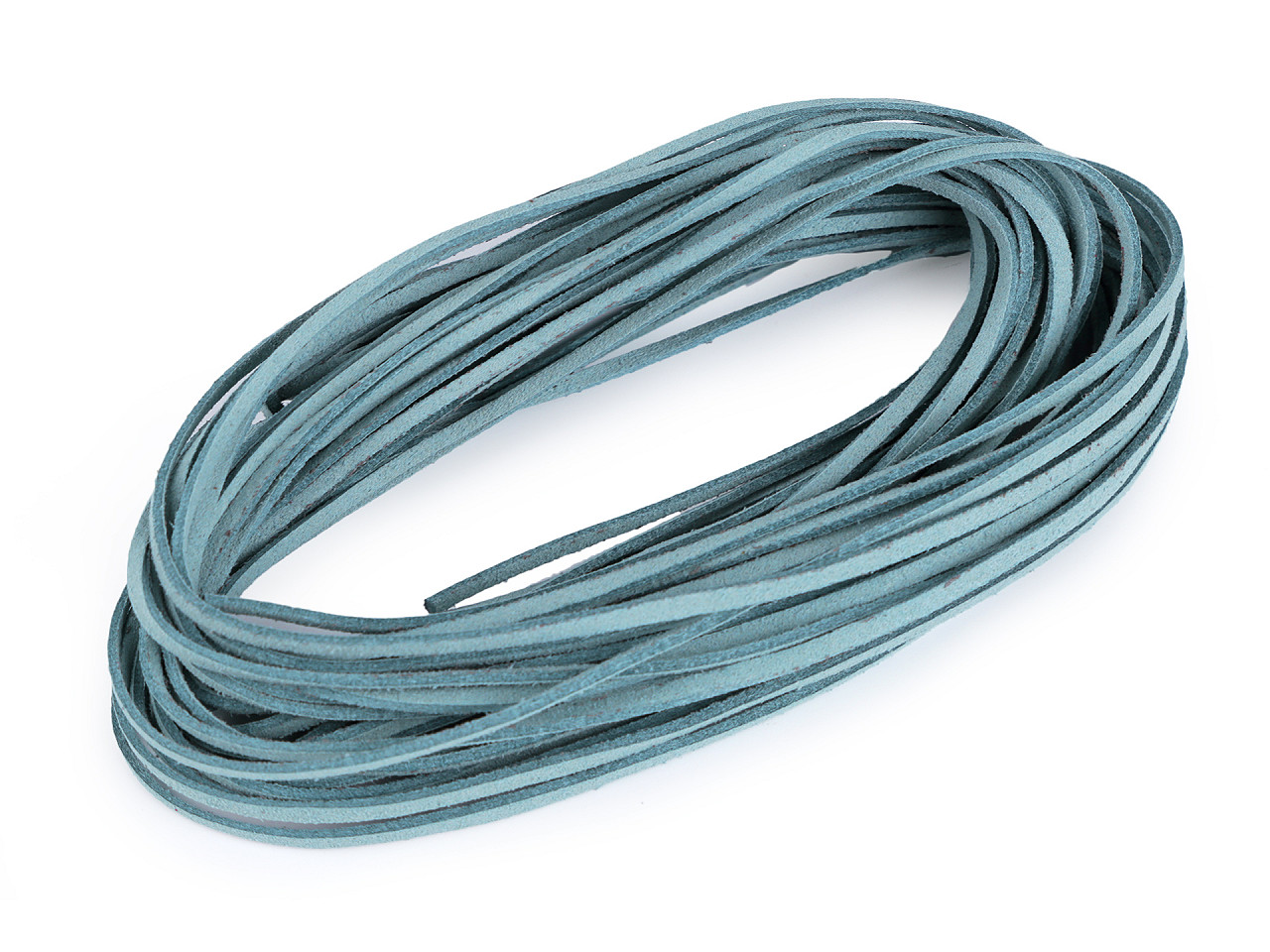 Șnur imitație piele întoarsă, 3 mm - Maro închis (100 Bucăți)