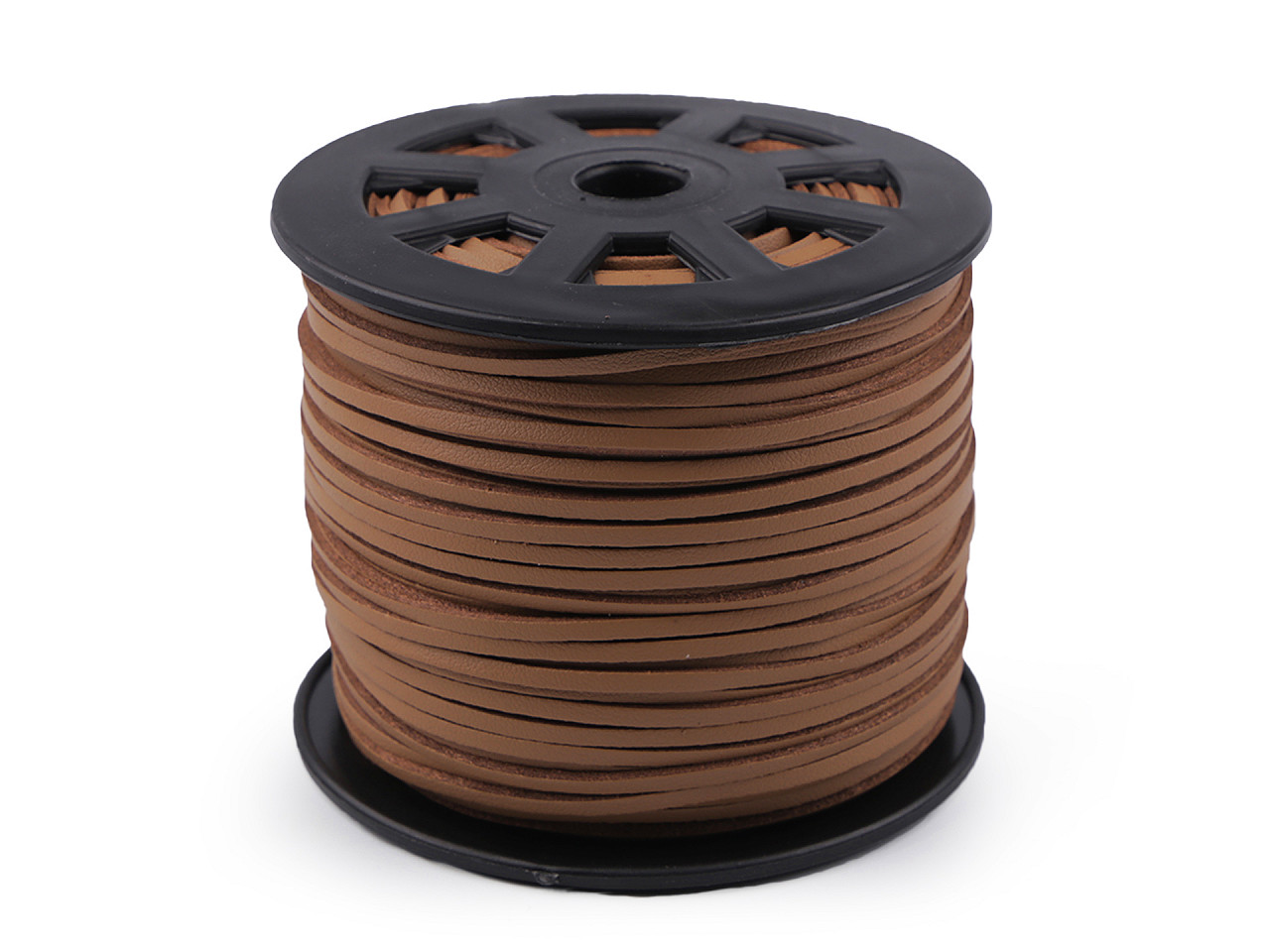 Șnur imitație piele,  2,5-3 mm - Maro ciocolatiu (5 Metri)