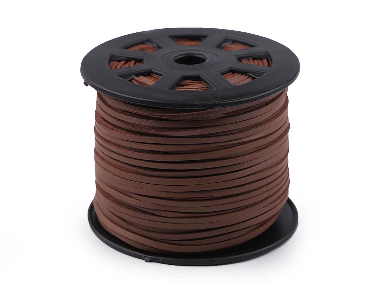 Șnur imitație piele,  2,5-3 mm - Maro ciocolatiu (5 Metri)