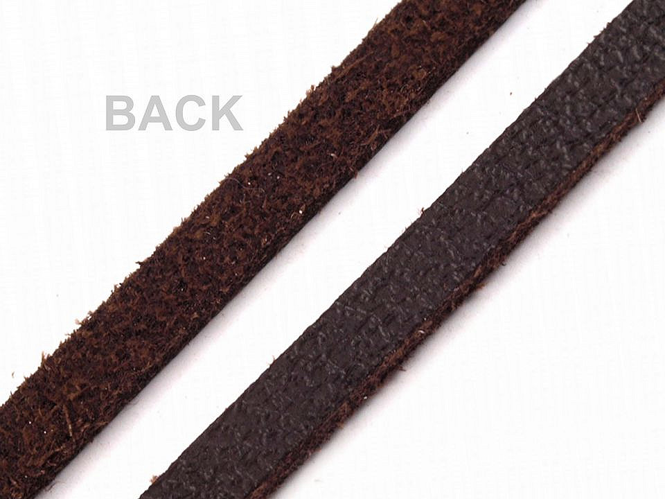 Șnur imitație piele,  2,5-3 mm - Maro ciocolatiu (5 Metri)