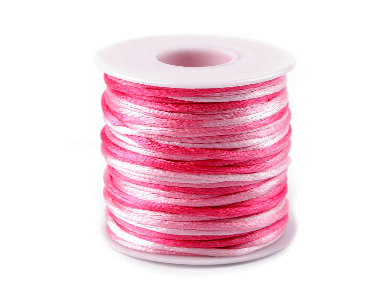 Șnur satinat curcubeu, ø2 mm - Multicolor (1 Bucată)