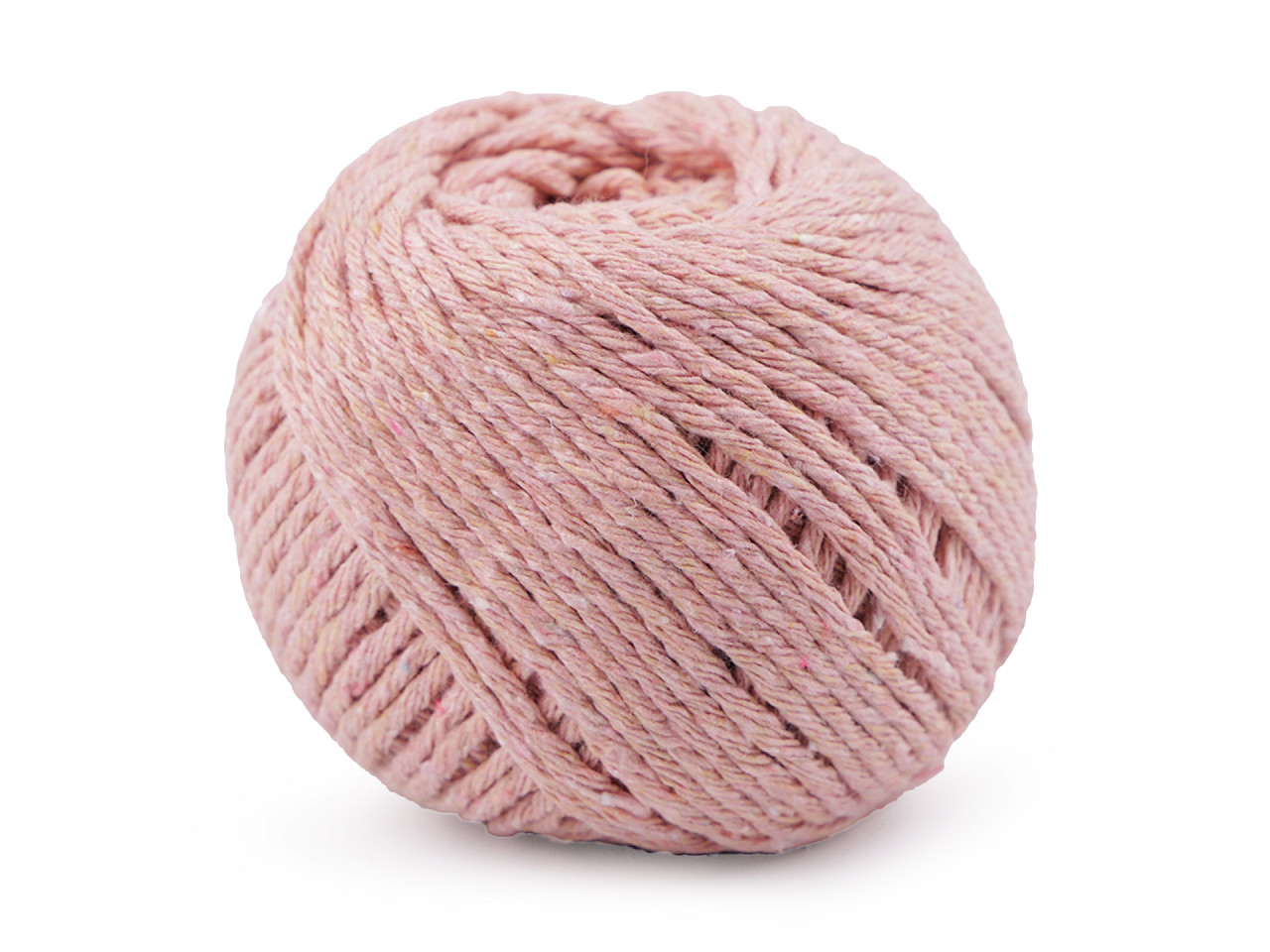 Snur bumbac macrame, ø2 mm - Alb (12 Bucăți)