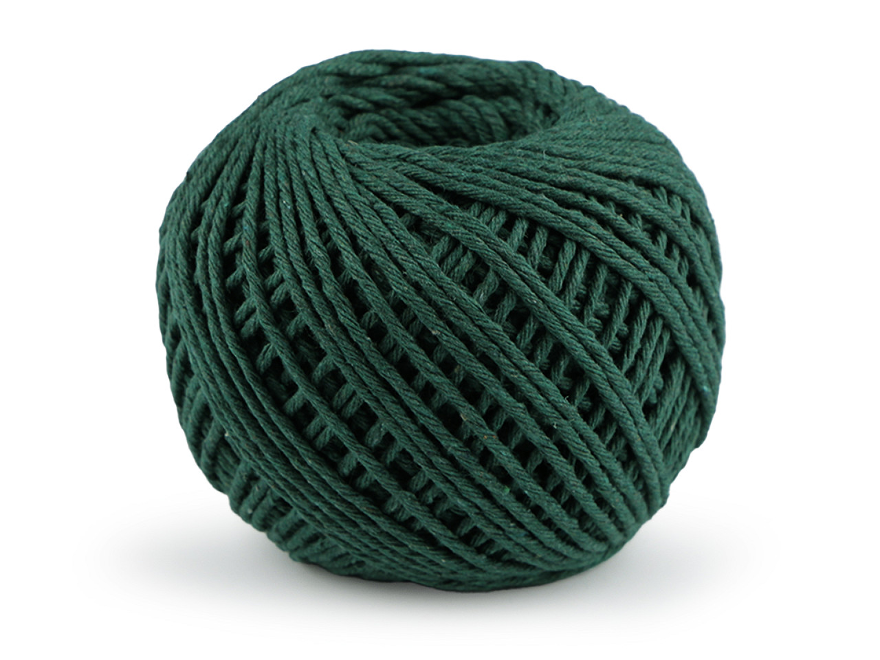 Snur bumbac macrame, ø2 mm - Alb (12 Bucăți)