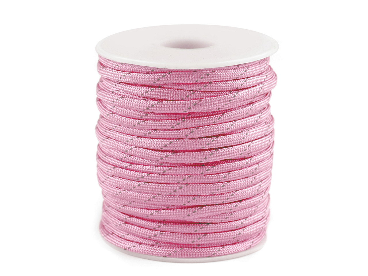 Cordelină paracord cu fir reflectorizant, ø4 mm - Bej (25 Metri)