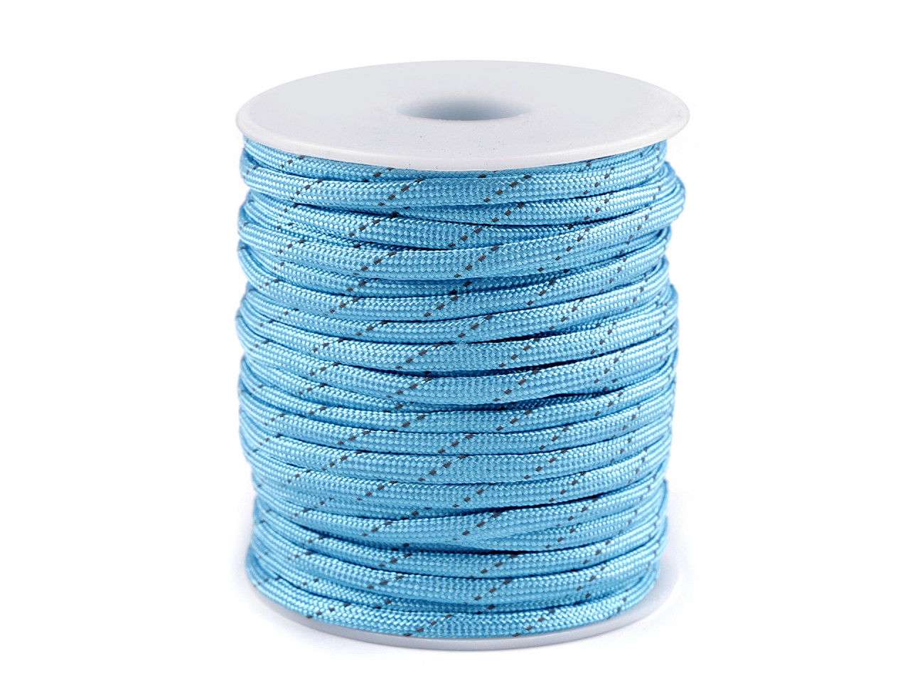 Cordelină paracord cu fir reflectorizant, ø4 mm - Bej (25 Metri)