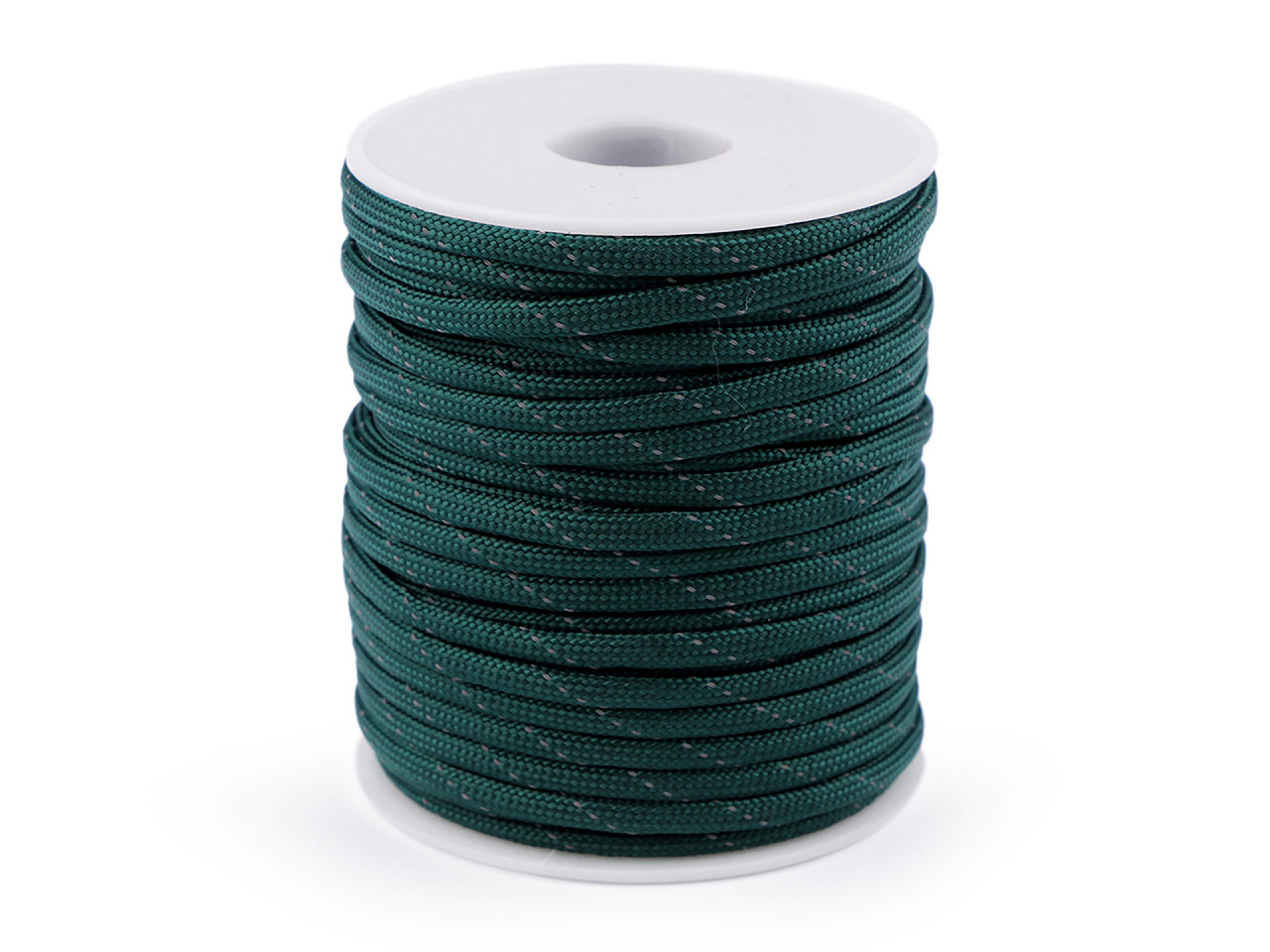 Cordelină paracord cu fir reflectorizant, ø4 mm - Bej (25 Metri)