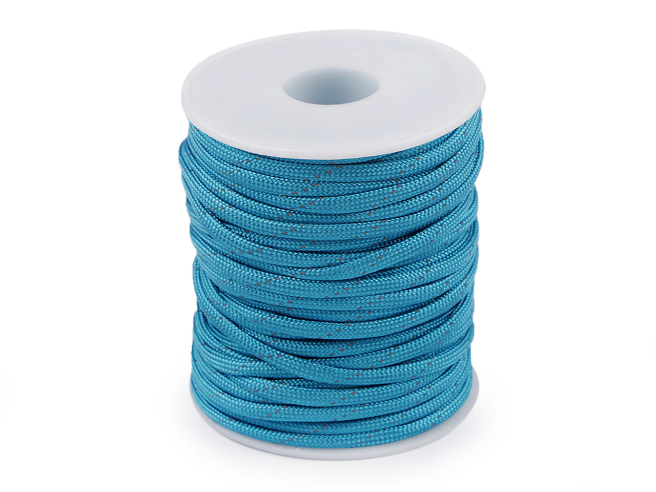 Cordelină paracord cu fir reflectorizant, ø4 mm - Bej (25 Metri)