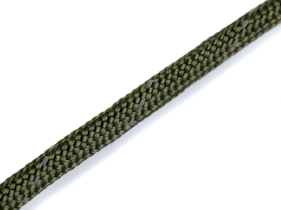 Cordelină paracord cu fir reflectorizant, ø4 mm - Bej (25 Metri)