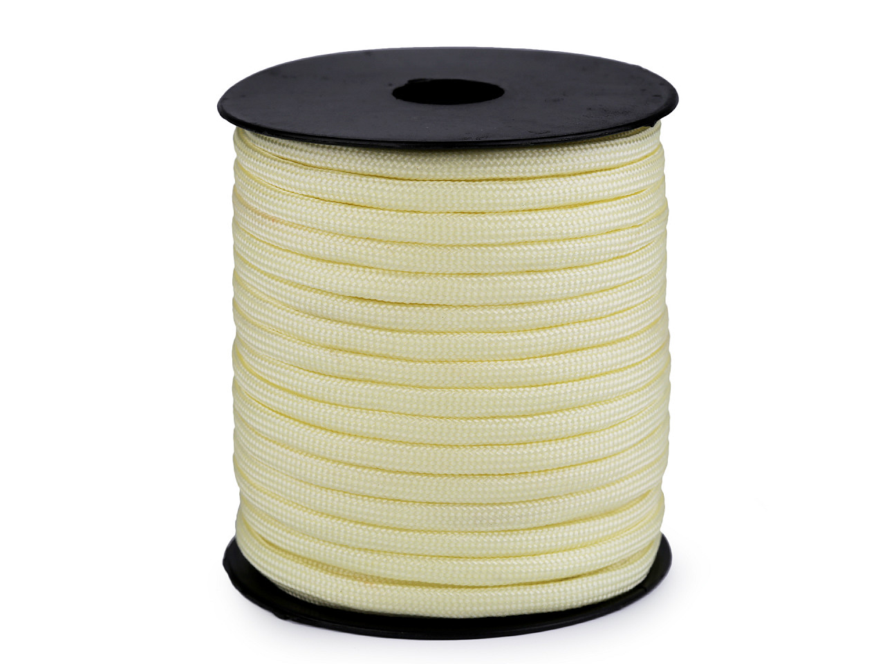 Cordelină paracord, ø4 mm - Galben aprins (25 Metri)