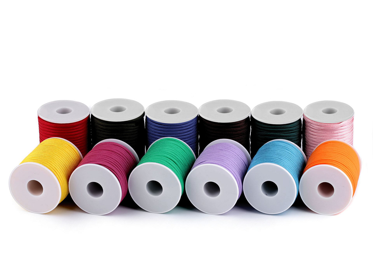 Cordelină paracord, ø4 mm - Galben aprins (25 Metri)