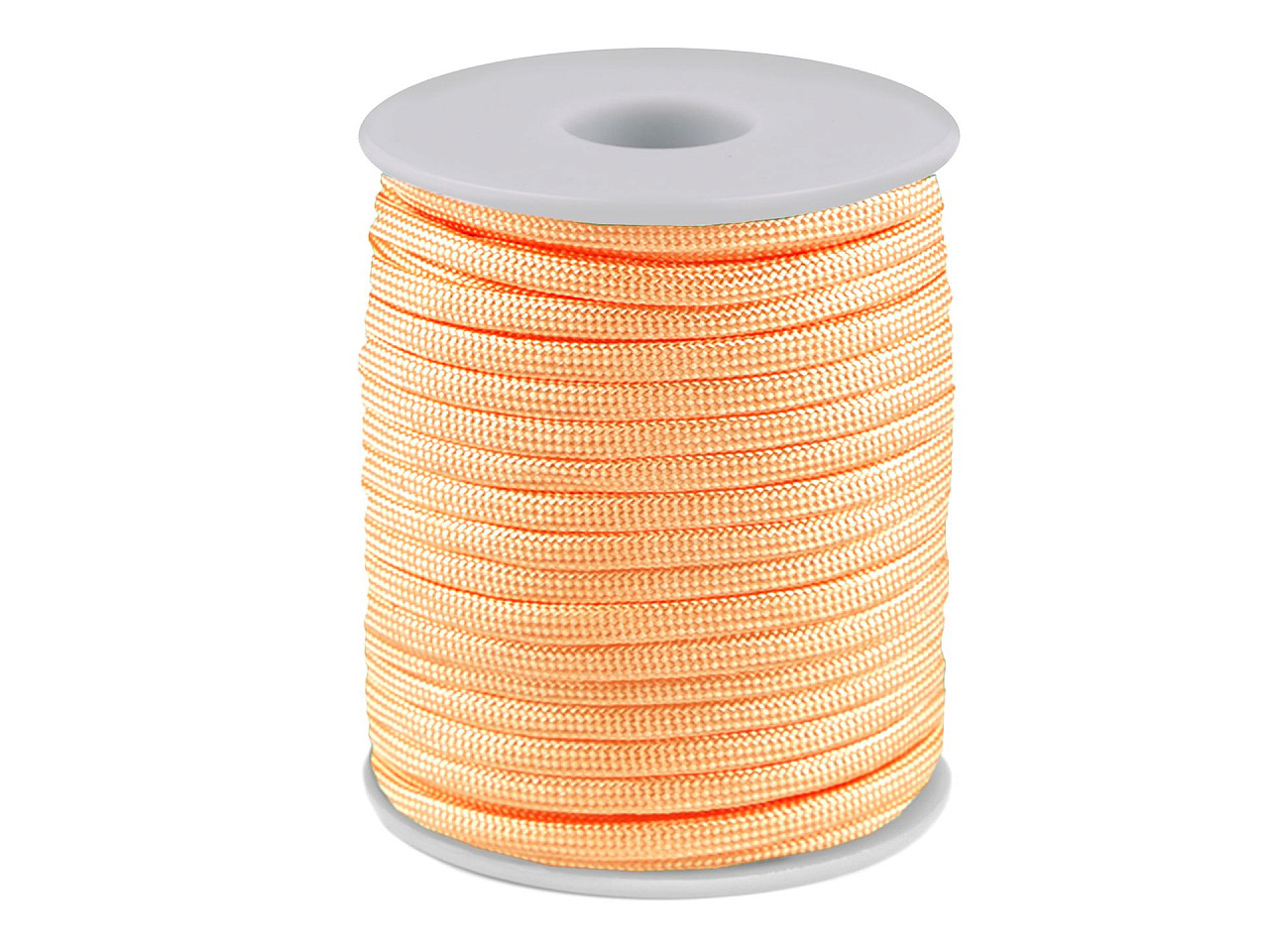 Cordelină paracord, ø4 mm - Galben aprins (25 Metri)