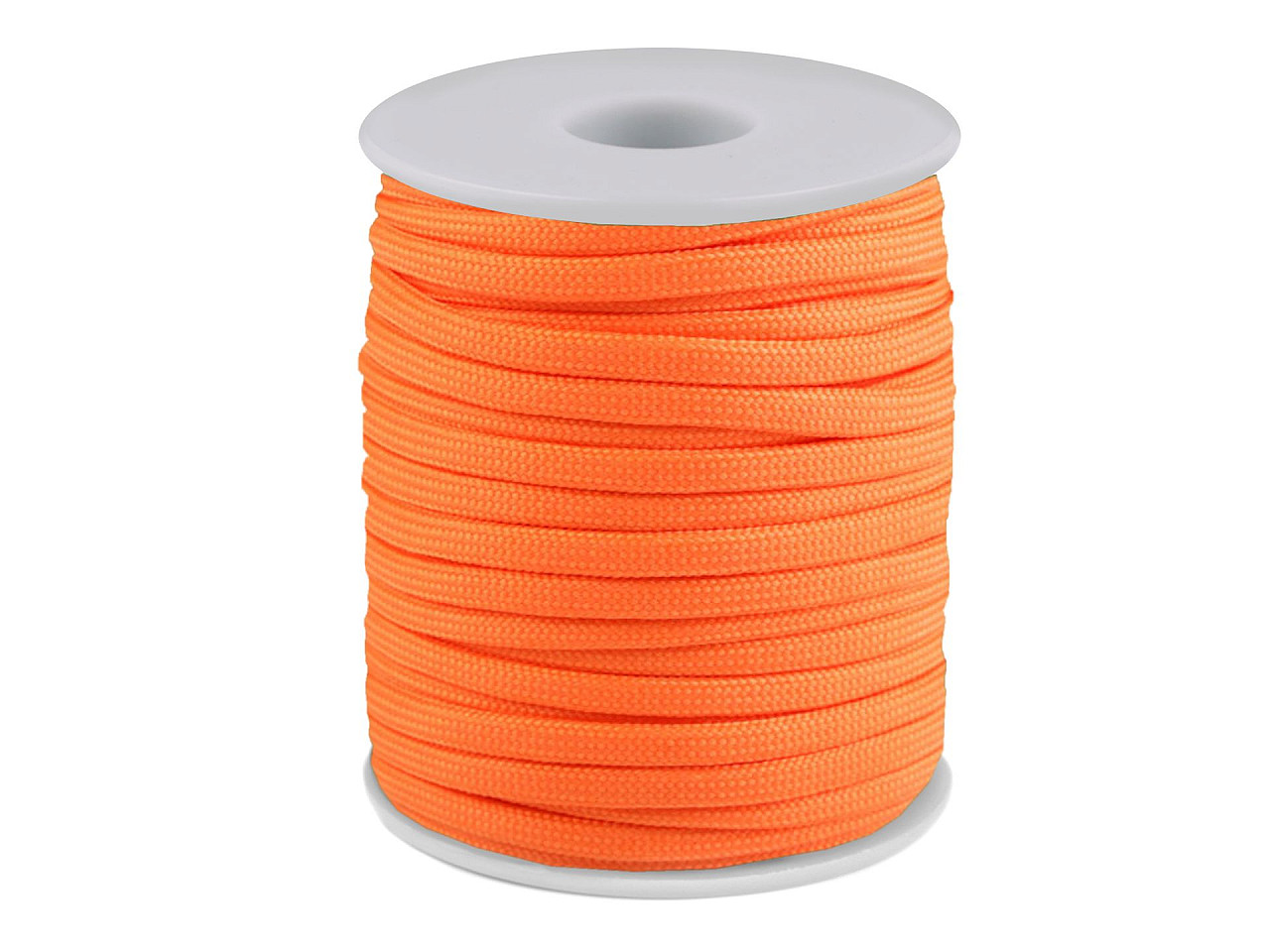 Cordelină paracord, ø4 mm - Galben aprins (25 Metri)