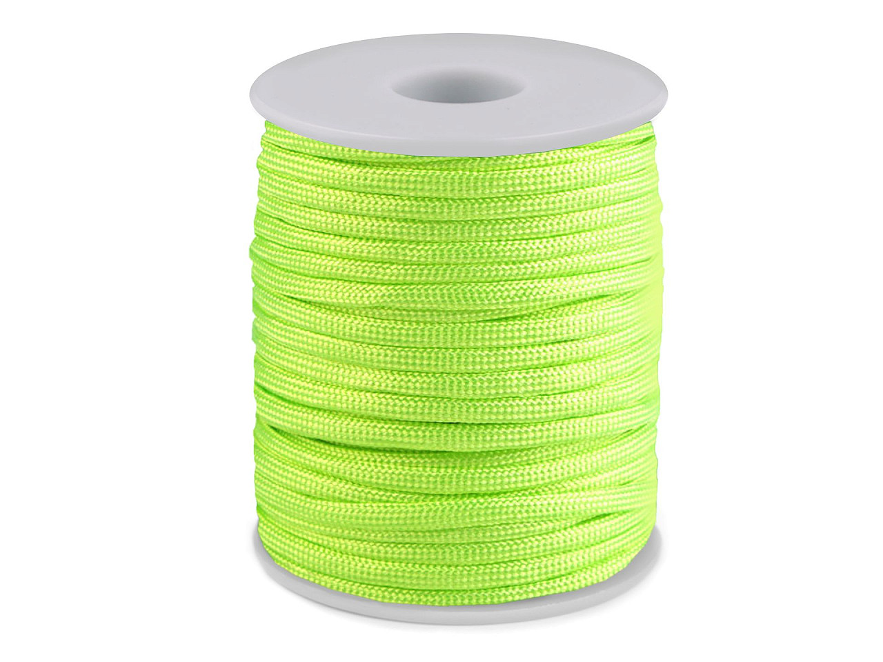 Cordelină paracord, ø4 mm - Galben aprins (25 Metri)