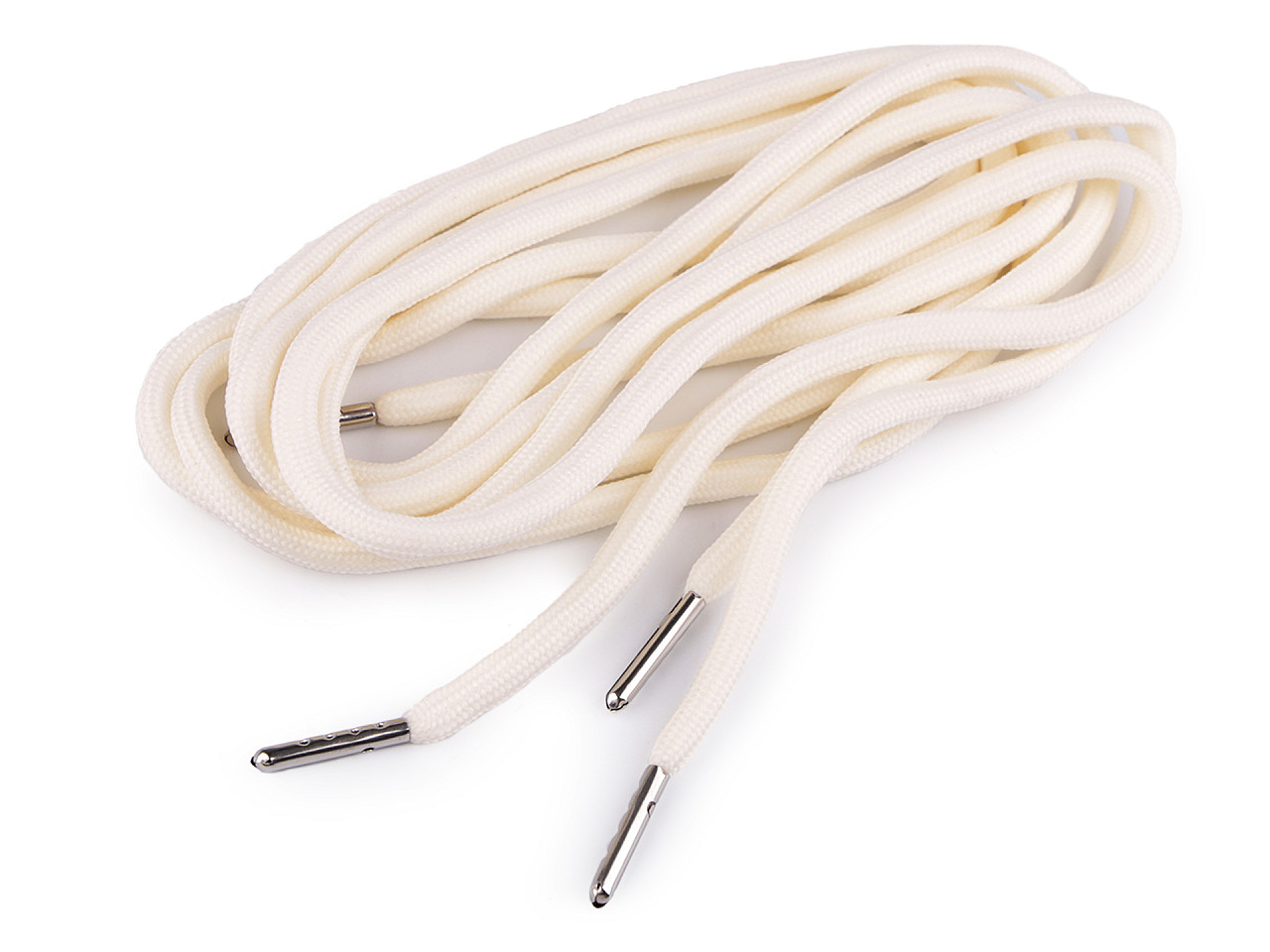 Șiret glugă / șnur hanorac, lungime 130 cm - Negru (10 Bucăți)