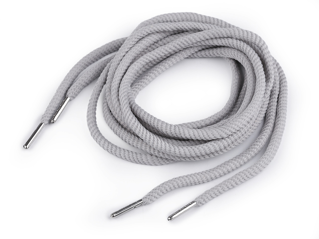 Șiret glugă / șnur hanorac, lungime 130 cm - Negru (10 Bucăți)