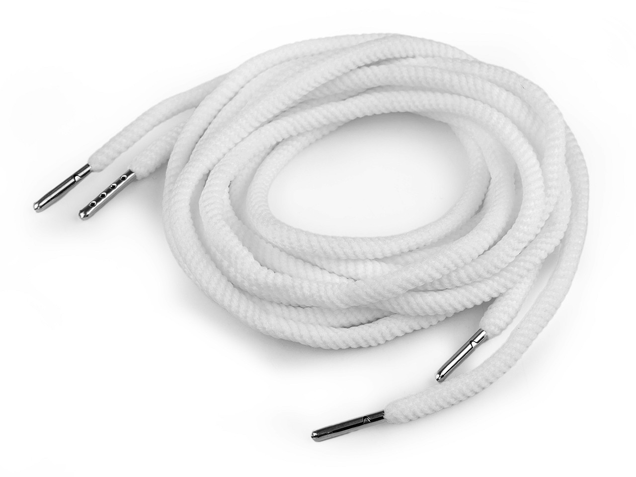 Șiret glugă / șnur hanorac, lungime 130 cm - Negru (10 Bucăți)