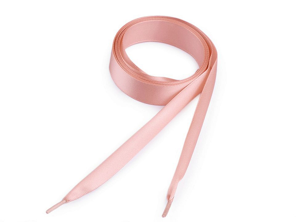 Șireturi satinate, lungime 110 cm - Crem deschis (10 Bucăți)