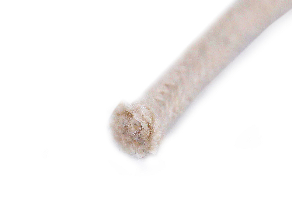 Șnur pentru macrame / croșetat, ø4 mm - Ecru deschis (50 Metri)