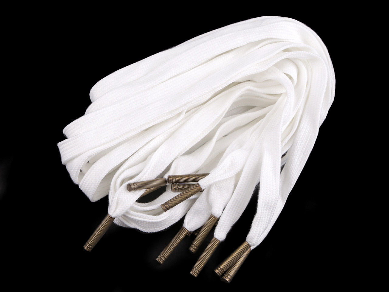 Șiret glugă / șnur hanorac, lungime 135 cm - Alb (10 Bucăți)